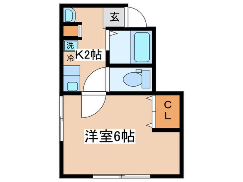 間取図 ラ・フロ－ラ
