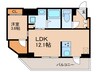 ルネサンスコート文京白山 1LDKの間取り