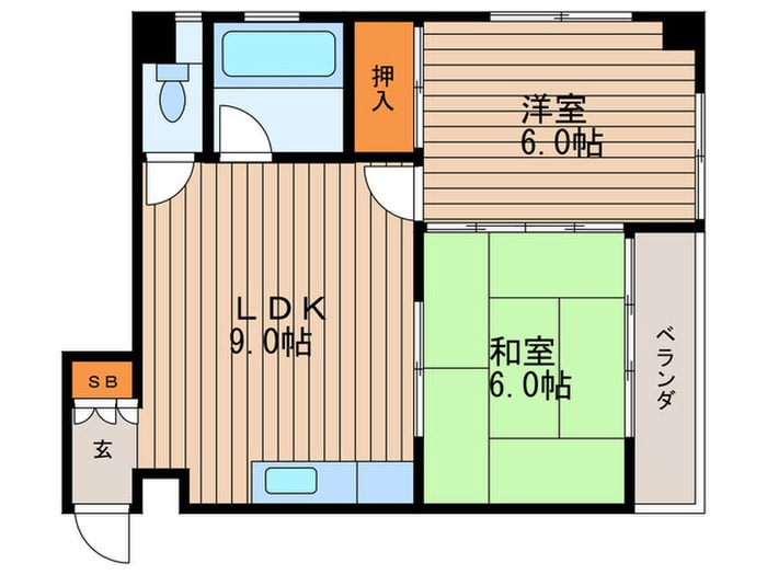 間取り図 中丸メゾン