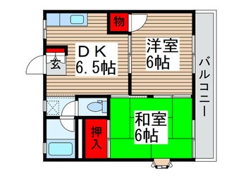 間取図 たんぽぽハイツ