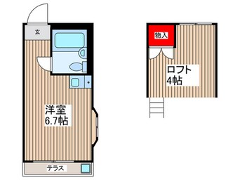 間取図 ベンション竹の塚