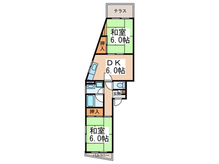 間取図 メゾン志野