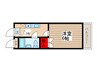 蘇我ビル 1Kの間取り