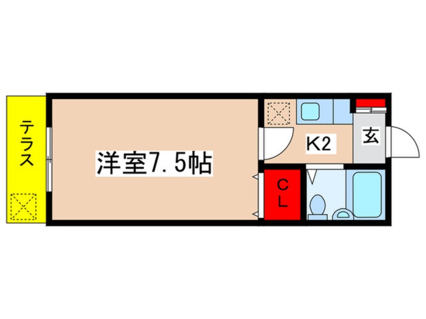 間取図 ヒルトップハイツ