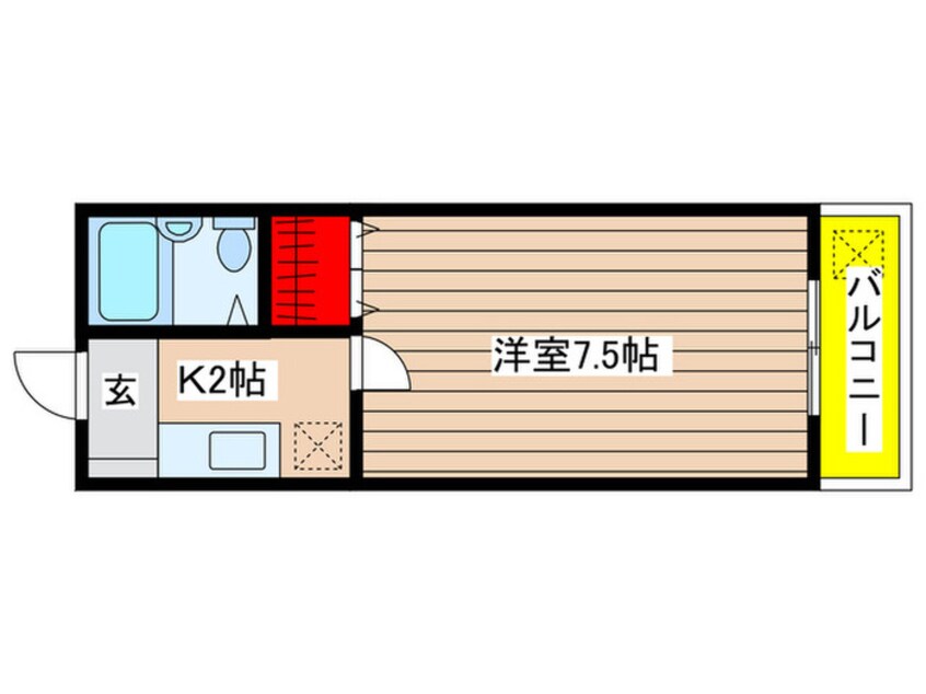 間取図 ヒルトップハイツ