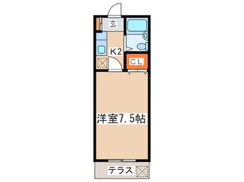 間取図 ヒルトップハイツ