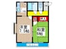 セシル02 2Kの間取り