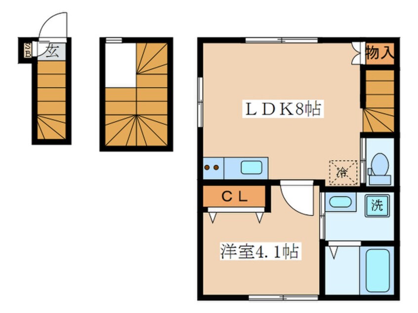 間取図 ゼニーヴ板橋区役所前