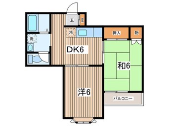 間取図 ハイムサンフラワ－２