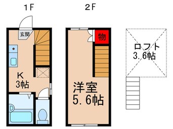 間取図 ルミナスコート梅島