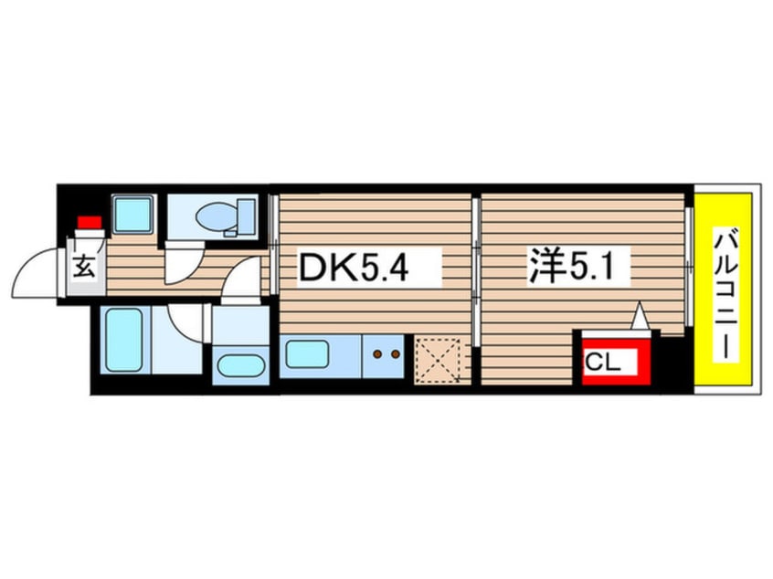 間取図 ルミークアン東陽町