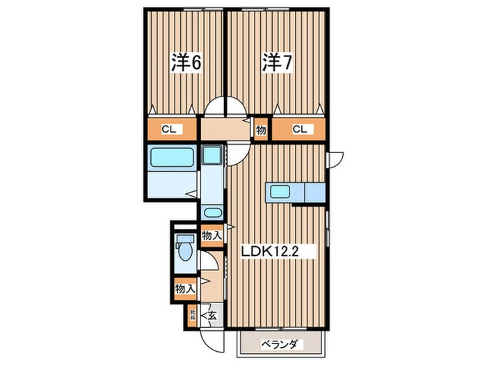 間取り図 サン・ルミエ