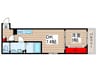 AJ津田沼K 1DKの間取り
