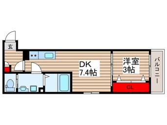 間取図 AJ津田沼K
