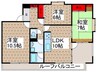 サニ－コ－ト志木 3LDKの間取り