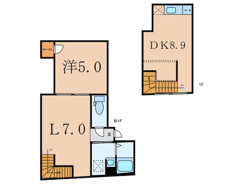 間取図 EXAM中目黒Ⅲ