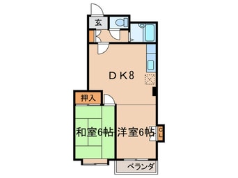 間取図 ウェルビル白糸台