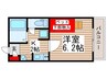 リブリ・チヒロ壱番館 1Kの間取り