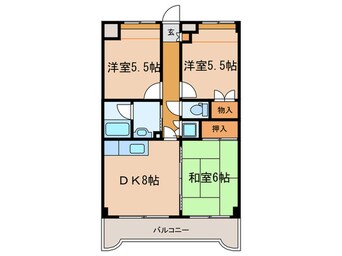 間取図 ガ－デンクレス弐番館