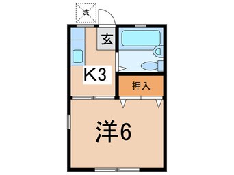 間取図 サンライズ東寺尾３