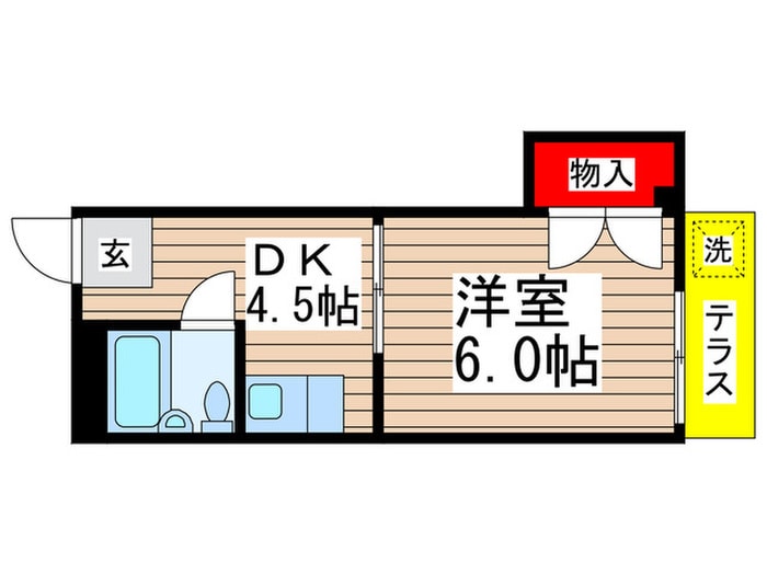 間取り図 パレス船橋
