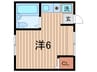 コ－ポ折原 1Rの間取り