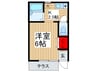 ア－クハイツ 1Kの間取り
