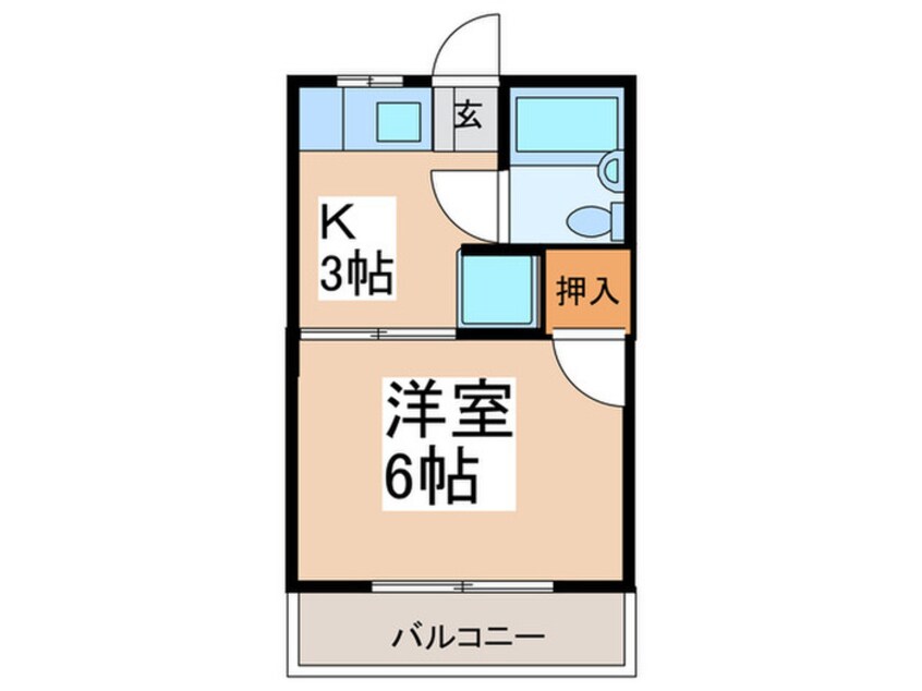 間取図 テラスサンタナ