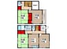 柏市中新宿貸し戸建 4DKの間取り