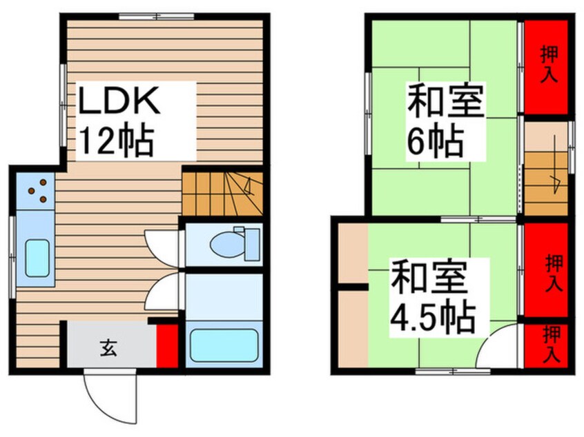 間取図 古ヶ崎二丁目戸建