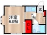 コーポサニー 1Kの間取り