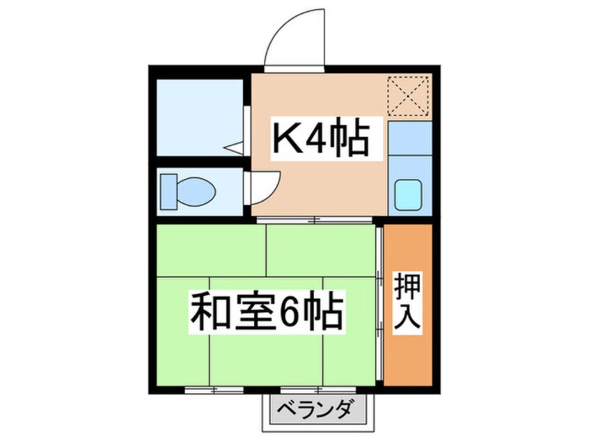 間取図 岸田ハイツ