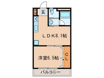 間取図 ファミ－ユトキワ