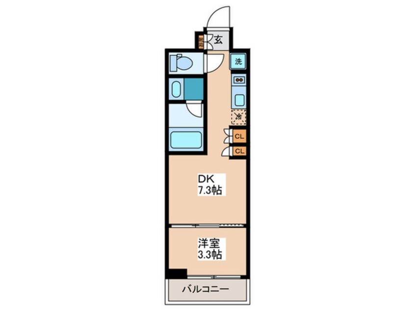 間取図 ウエリスアーバン中野坂上