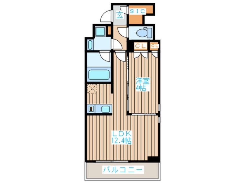 間取図 ウエリスアーバン中野坂上