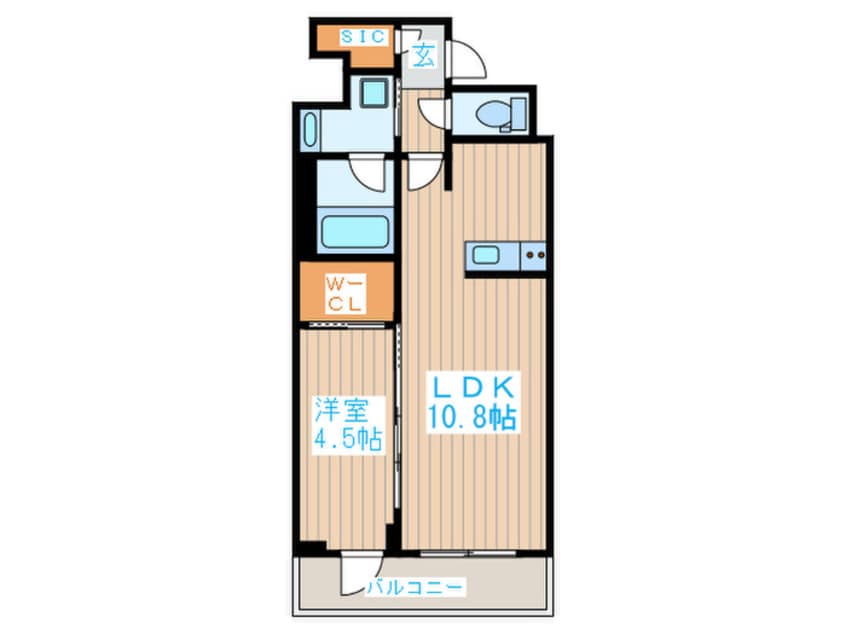 間取図 ウエリスアーバン中野坂上