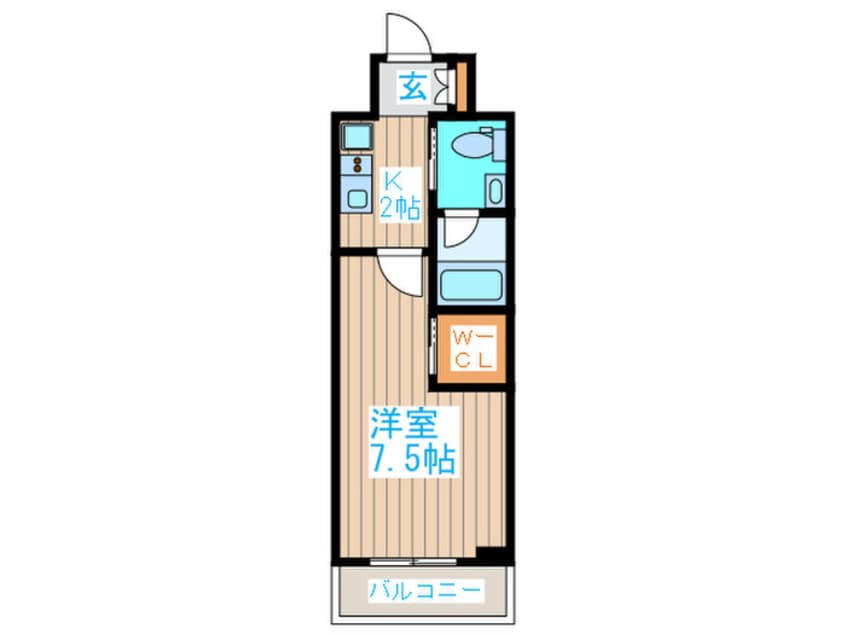 間取図 ウエリスアーバン中野坂上
