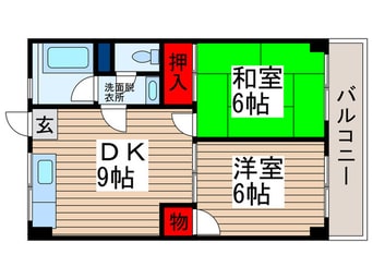 間取図 花嶋マンション