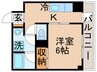 ハイム三ツ沢 1Kの間取り
