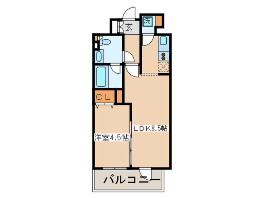 間取図 ドゥーエ幡ヶ谷