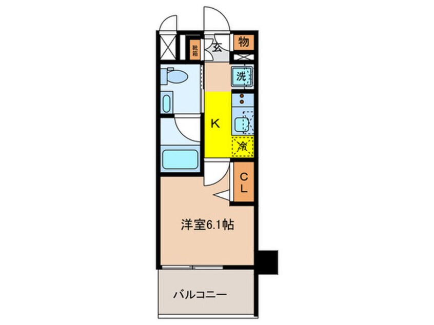 間取図 Log戸越ｐａｒｋｓｉｄｅ