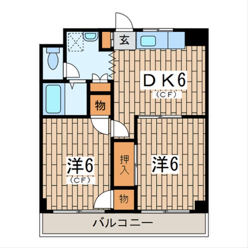 間取図 ジェイラム本牧