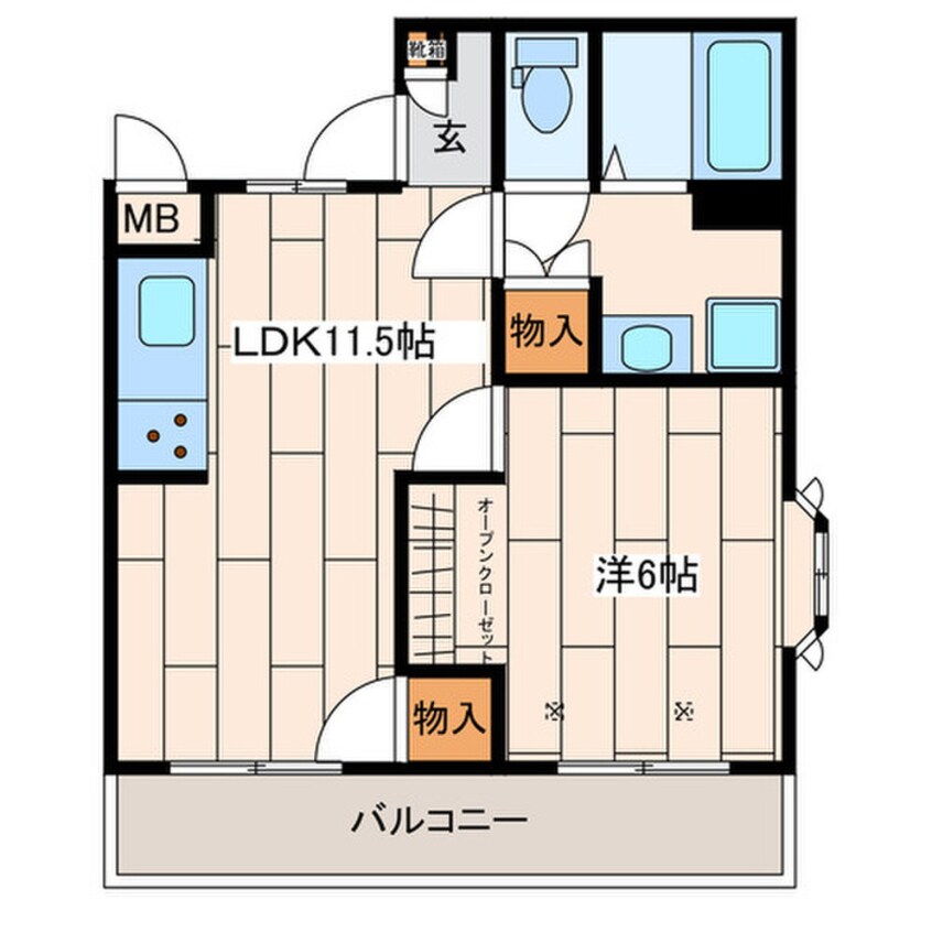 間取図 ジェイラム本牧