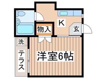 間取図 コーポ京