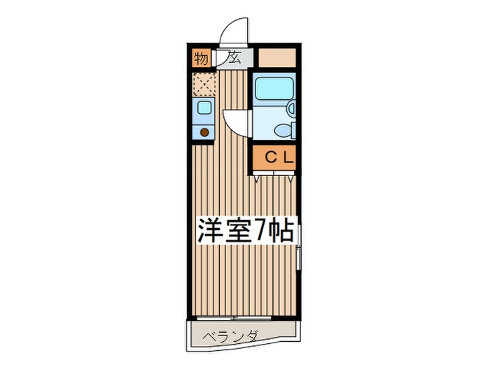 間取り図 ブル－クレ－ル・Ｋ