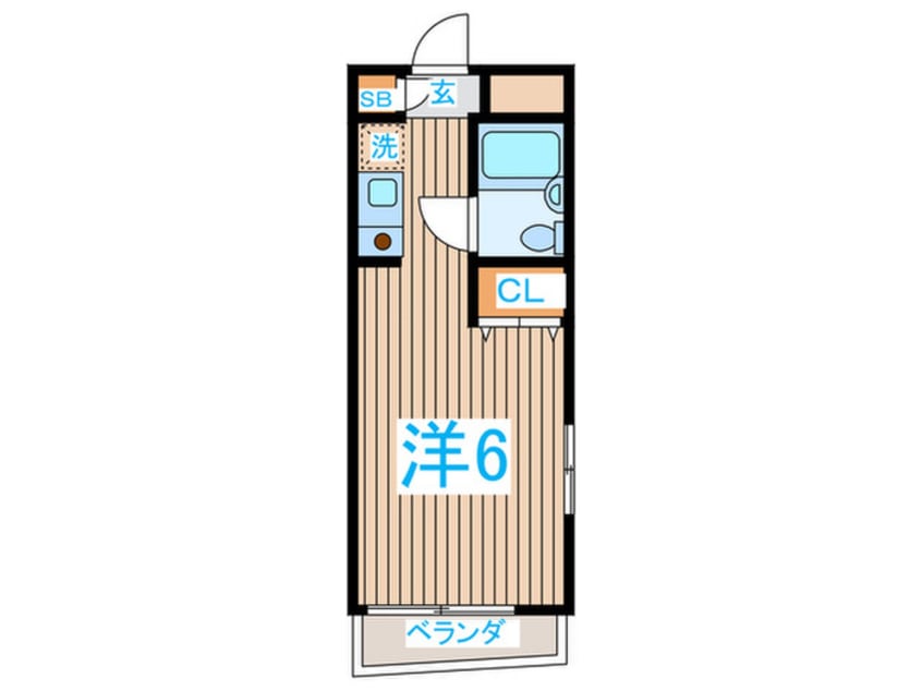 間取図 ブル－クレ－ル・Ｋ
