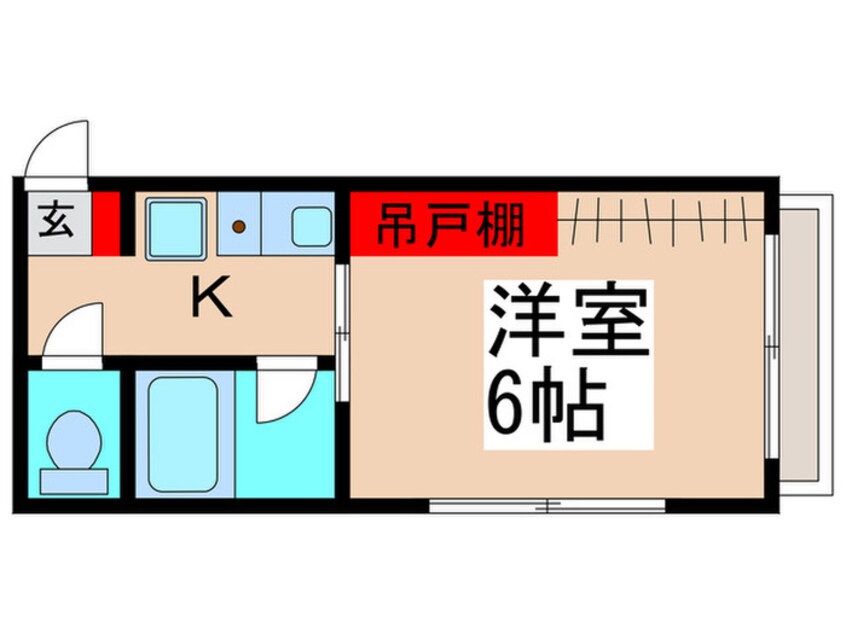 間取図 コスモハイツ