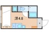 HJ PLACE JINGUGAIEN 1Rの間取り