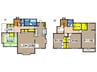 鎌倉広町の森戸建て 4LDK+Sの間取り