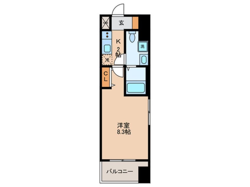 間取図 PRISM COURT川崎